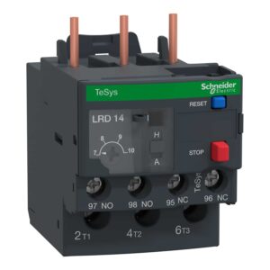 LRD14 Schneider Electric Distributor KSA TeSys Deca - TeSys LRD Thermal overload relay, TeSys Deca, 690VAC, 7 to 10A, 1NO+1NC, class 10A, screw clamp