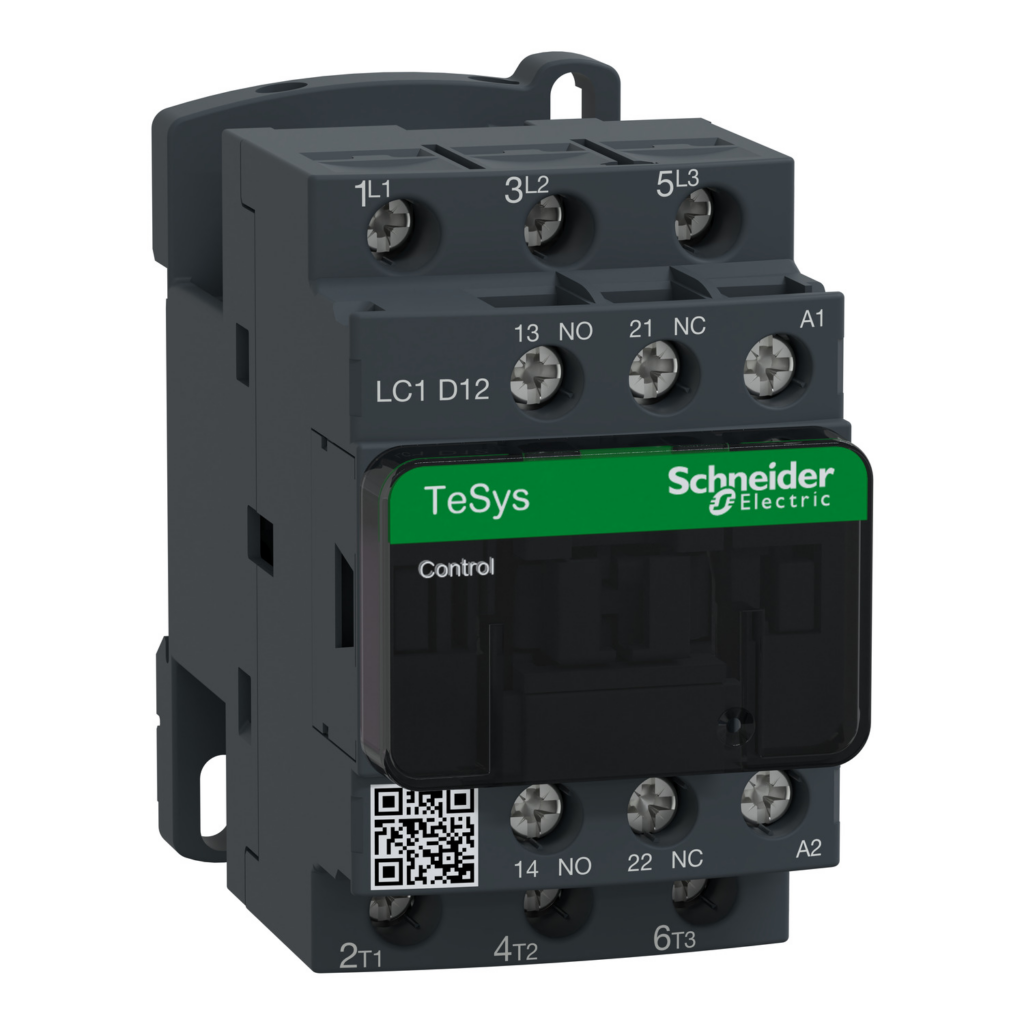 LC1D12E7 Schneider Electric Distributor KSA TeSys Deca contactor,3P(3NO),AC-3/AC-3e,<lt/>=440V 12A,48V AC coil