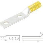 57 2, Hole Lv & Mv Tinned Copper Cable Lugs.