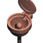 8 Static Earth Receptacle