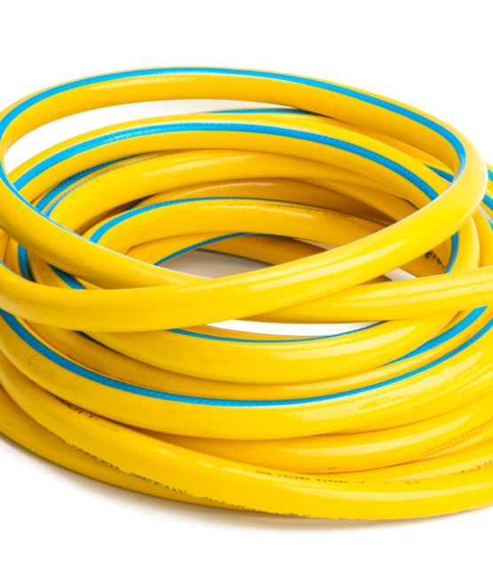 Yellow,Watering,Hose,Isolated,On,White,Background