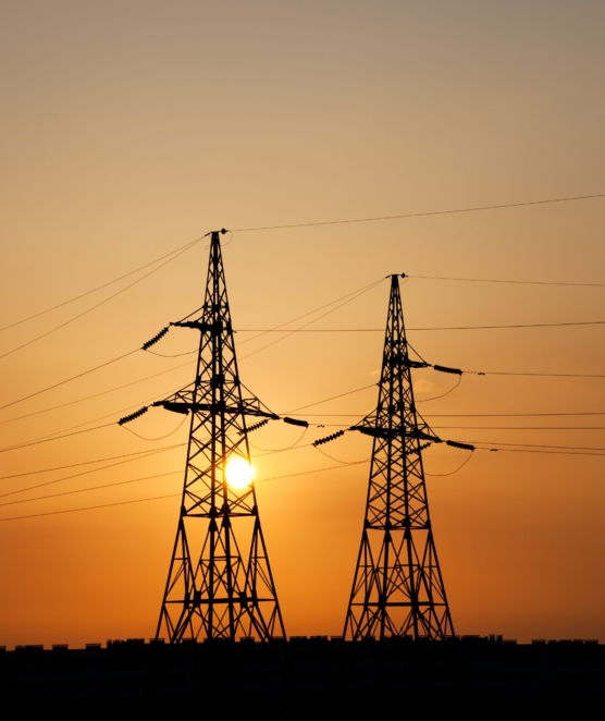 Power transmission towers